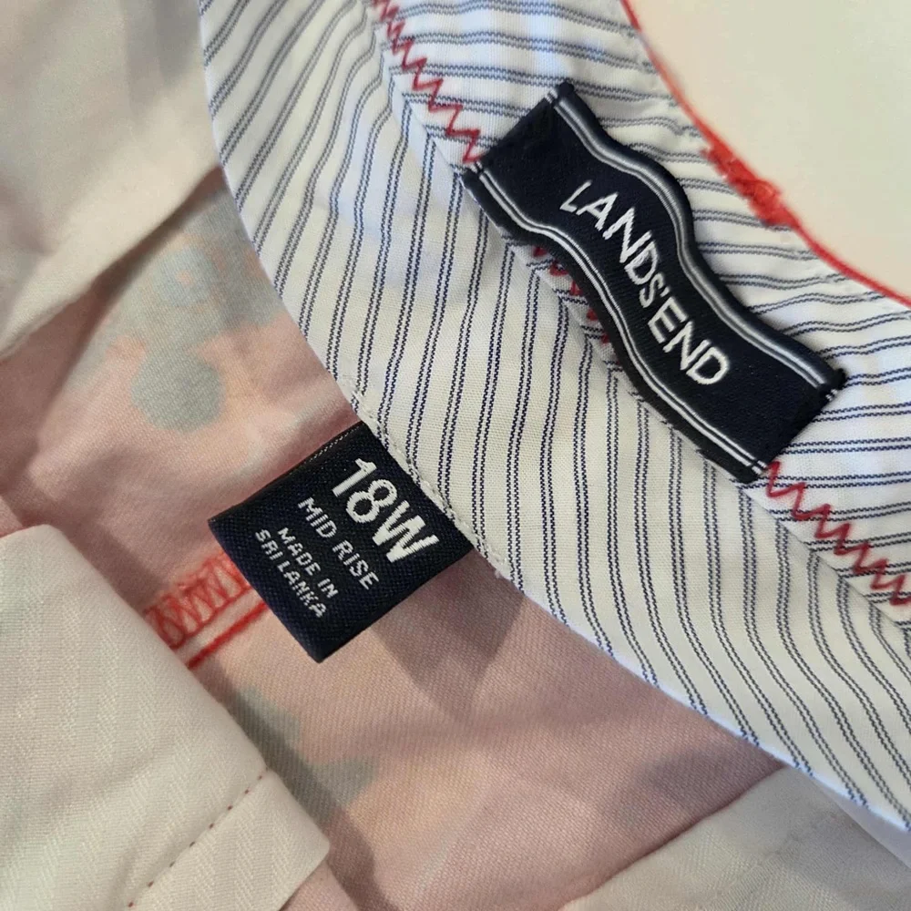 Lands' End shorts‎ red size 18W midrise